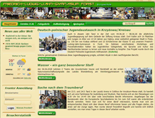 Tablet Screenshot of gymnasium-forst.de